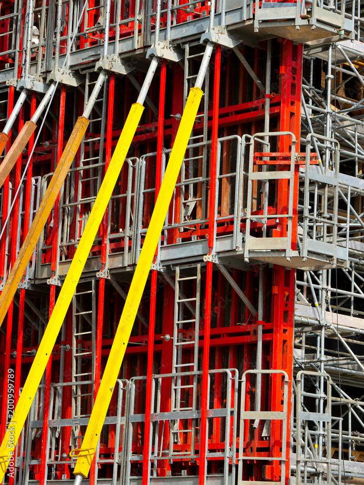 Baustelle Gerüst Baustelle Gerüst