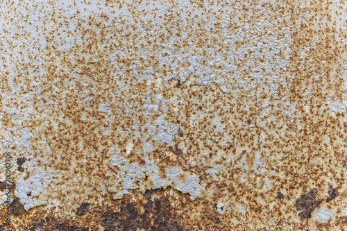Texture of painted rusty me...
