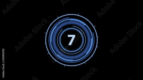 10 Seconds Countdown Animation