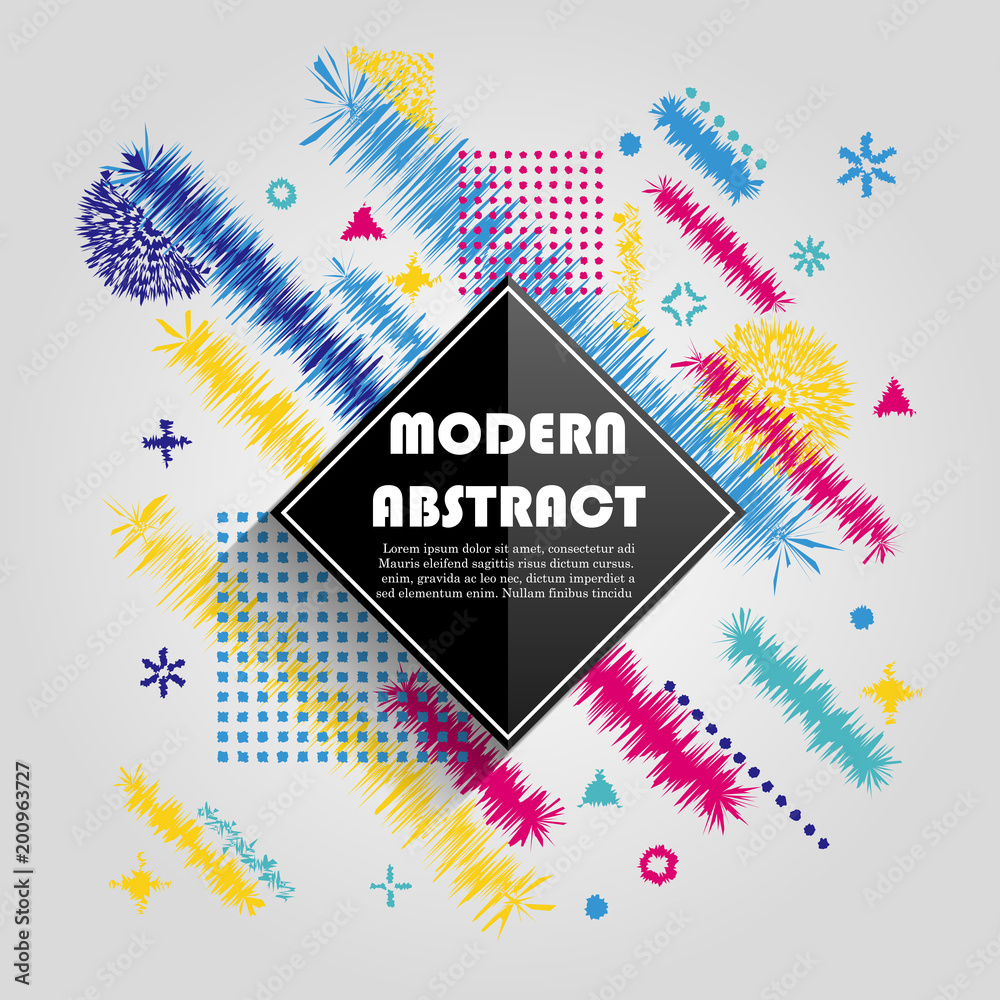 Abstract colorful geometric pattern design Abstract colorful geometric pattern design