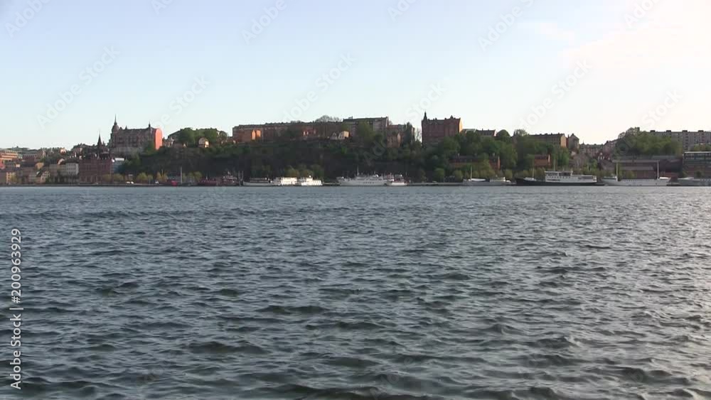 View of Södermalm, quater of Stockholm, Sweden. View of Södermalm, quater of Stockholm, Sweden.