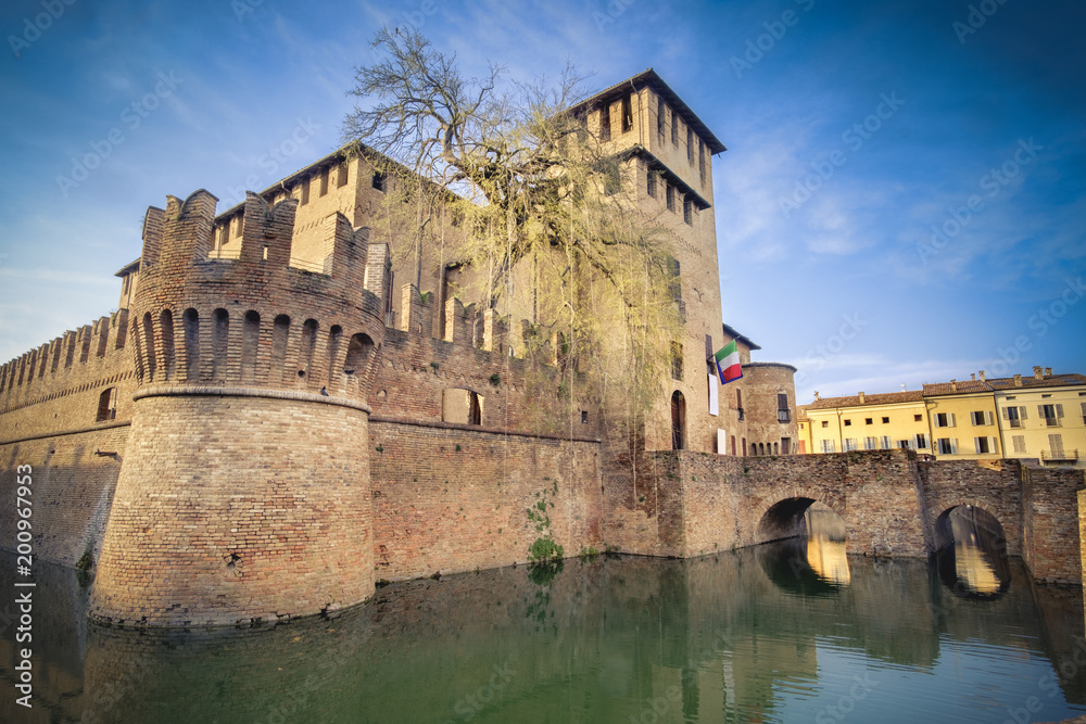 italian castles exteriors - Parma - Fontanellato -Emilia Romagna - Italy