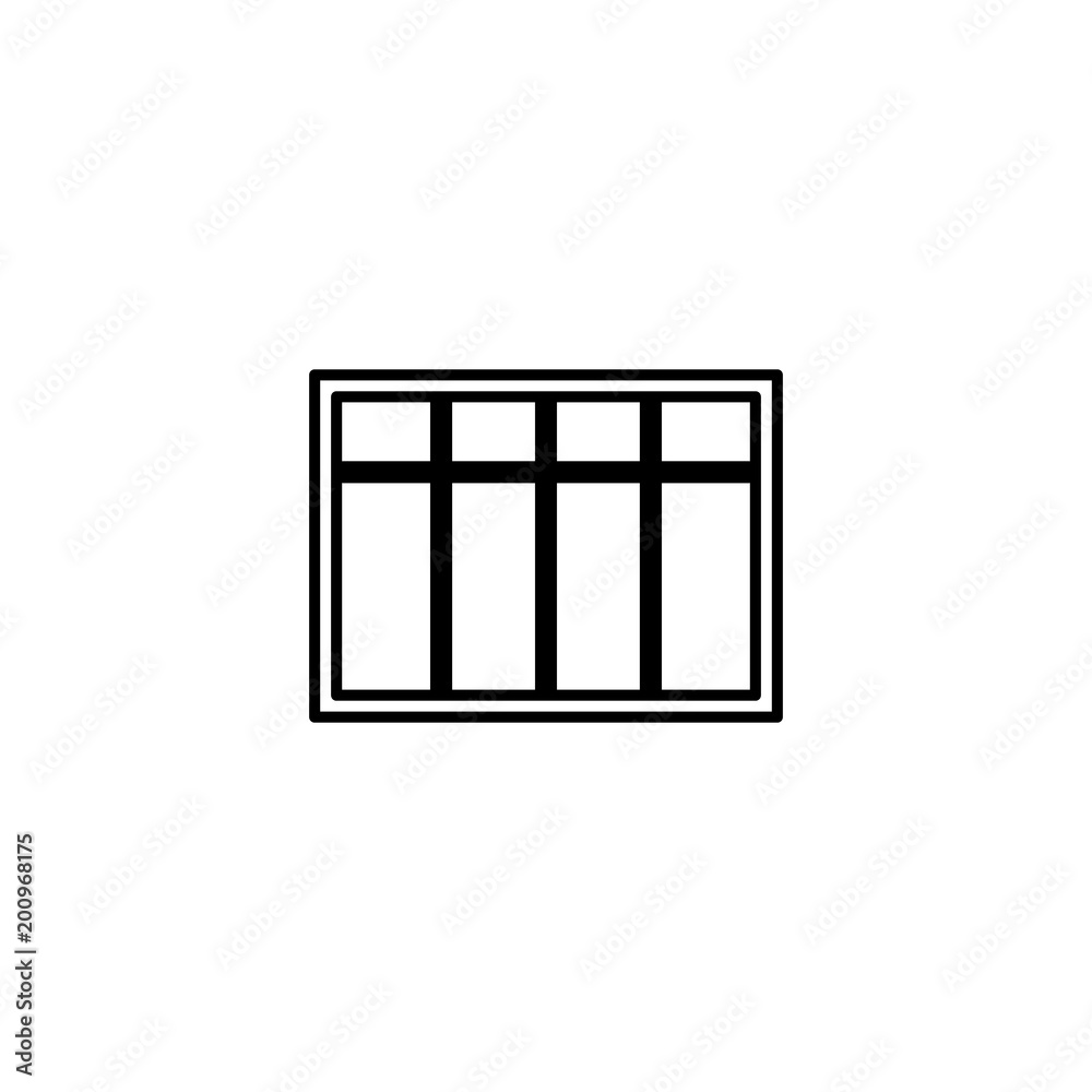 window icon. Element of door, window and gate for mobile concept and web apps. Thin line icon for website design and development, app development. Premium icon window icon. Element of door, window and gate for mobile concept and web apps. Thin line icon for website design and development, app development. Premium icon