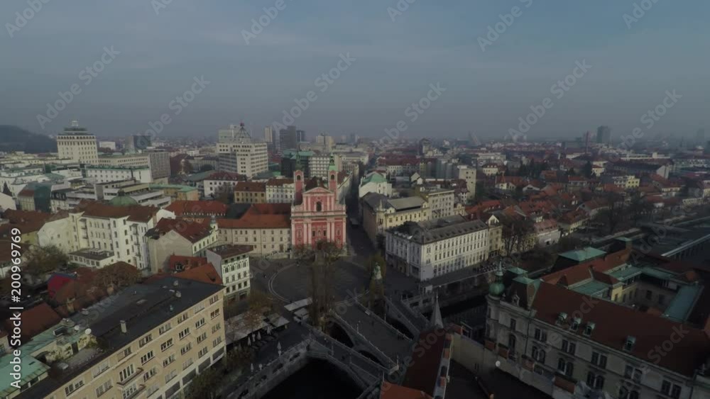 Ljubljana seen from above Ljubljana seen from above