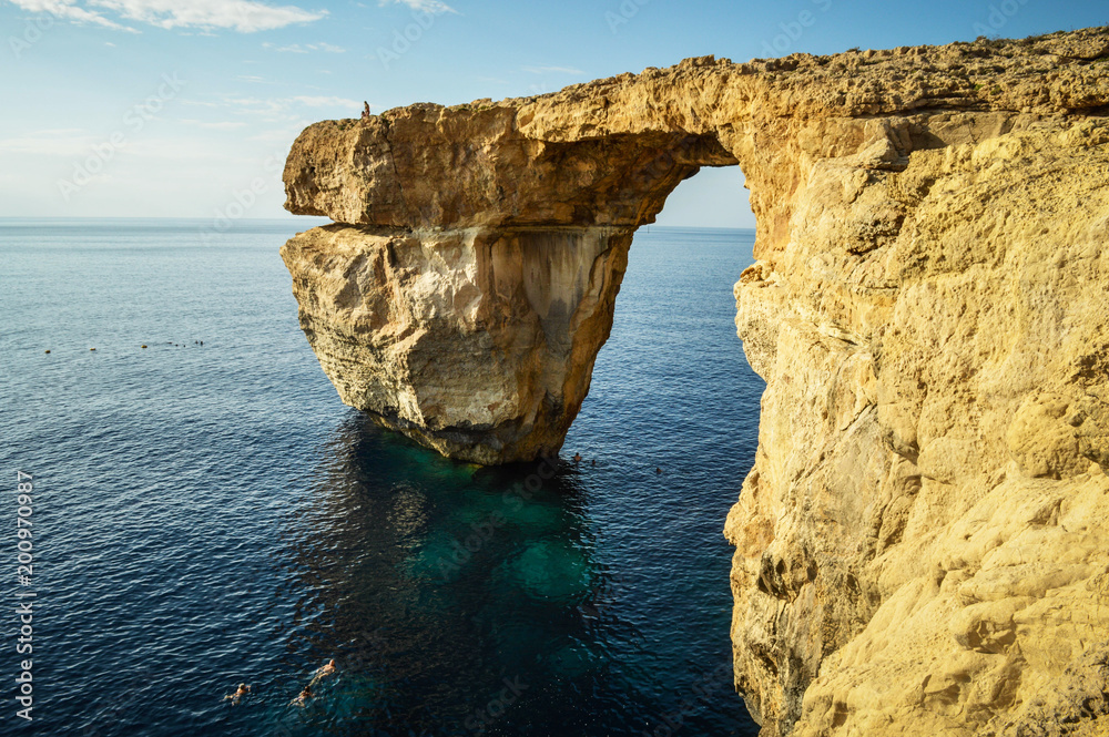 malta blue window - Azure