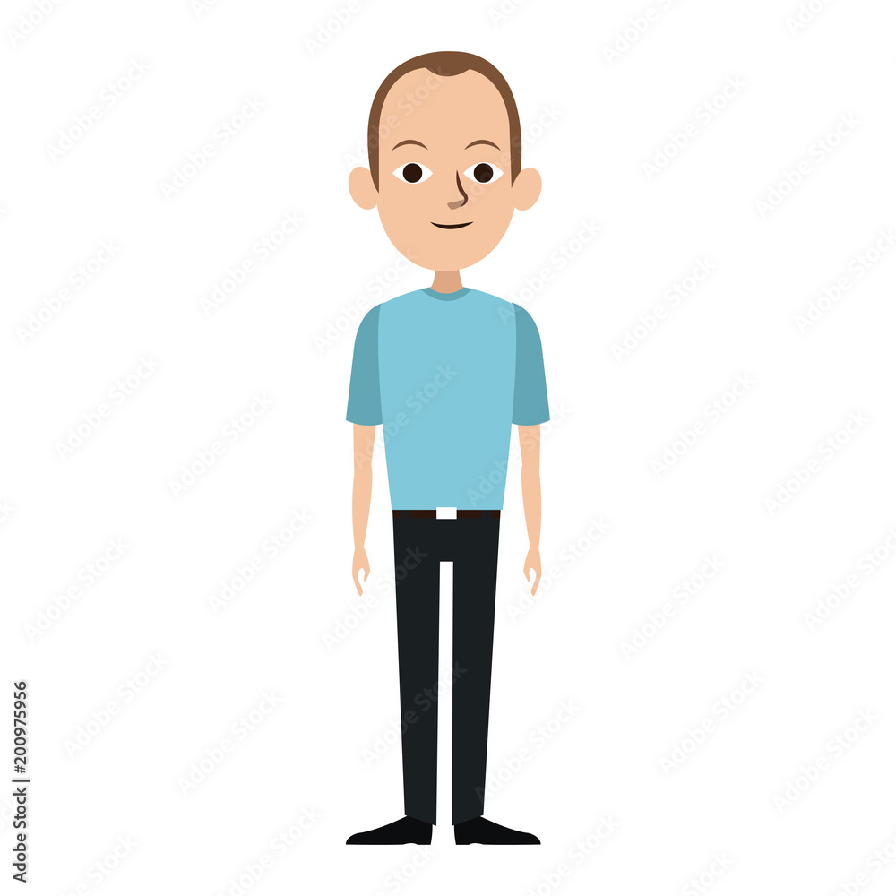 Adult man cartoon vector illustration graphic design Adult man cartoon vector illustration graphic design