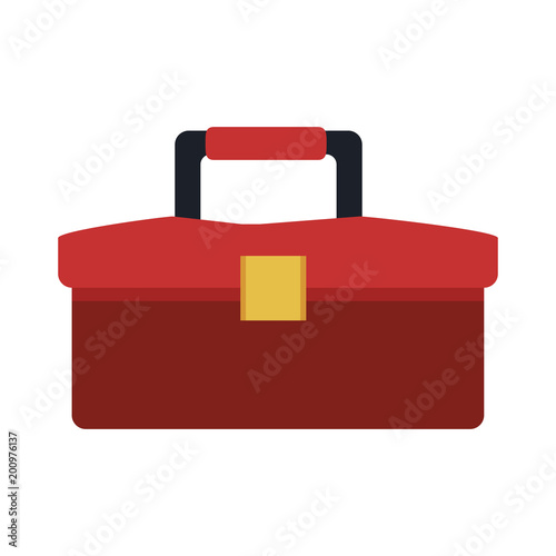 Construction toolbox isolated vector illustration graphic design