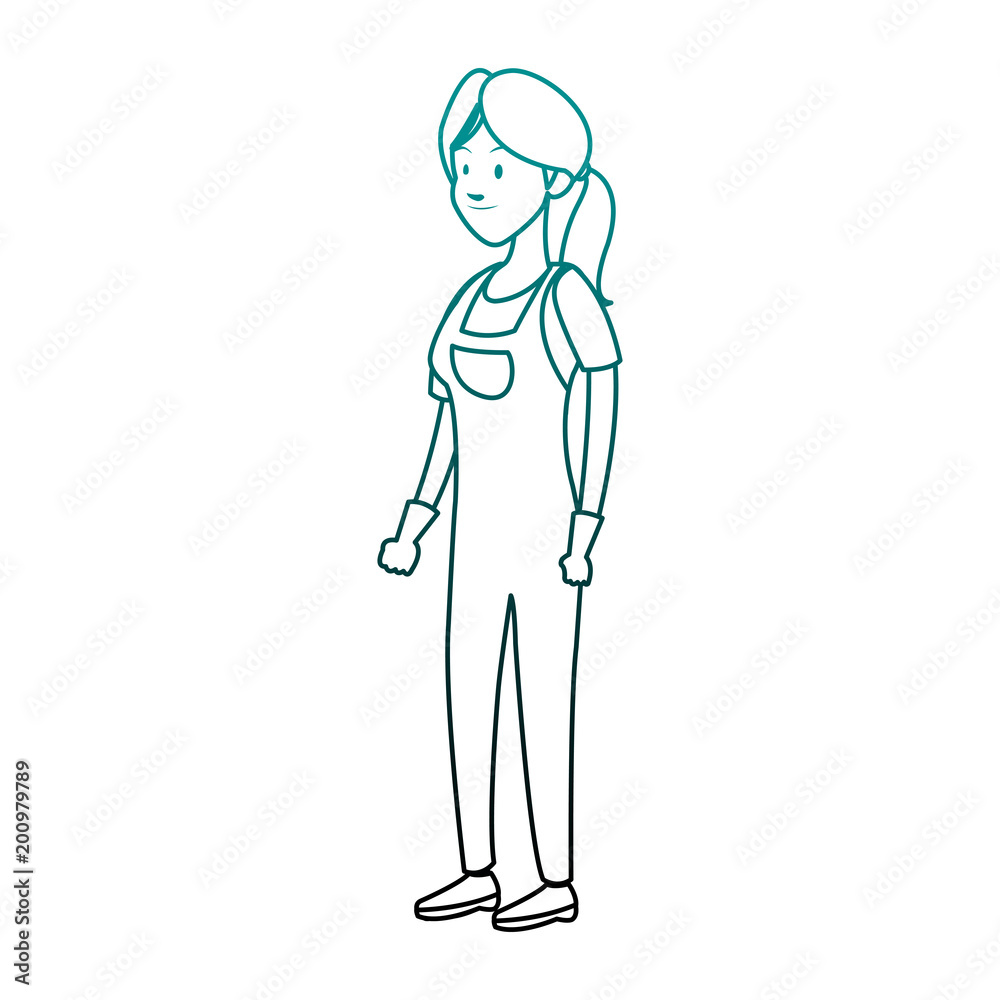 Construction female worker cartoon vector illustration graphic design Construction female worker cartoon vector illustration graphic design
