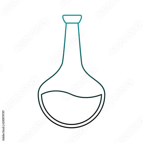 Chemistry flask lab vector illustration graphic design