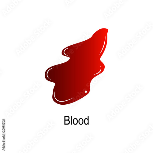 blood sprays icon. Element of colored splash illustration. Premium quality graphic design icon. Signs and symbols collection icon for websites, web design, mobile app