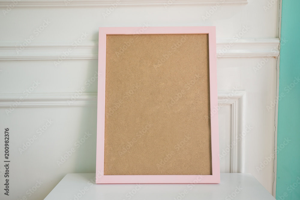 Fototapeta premium photo frame at room