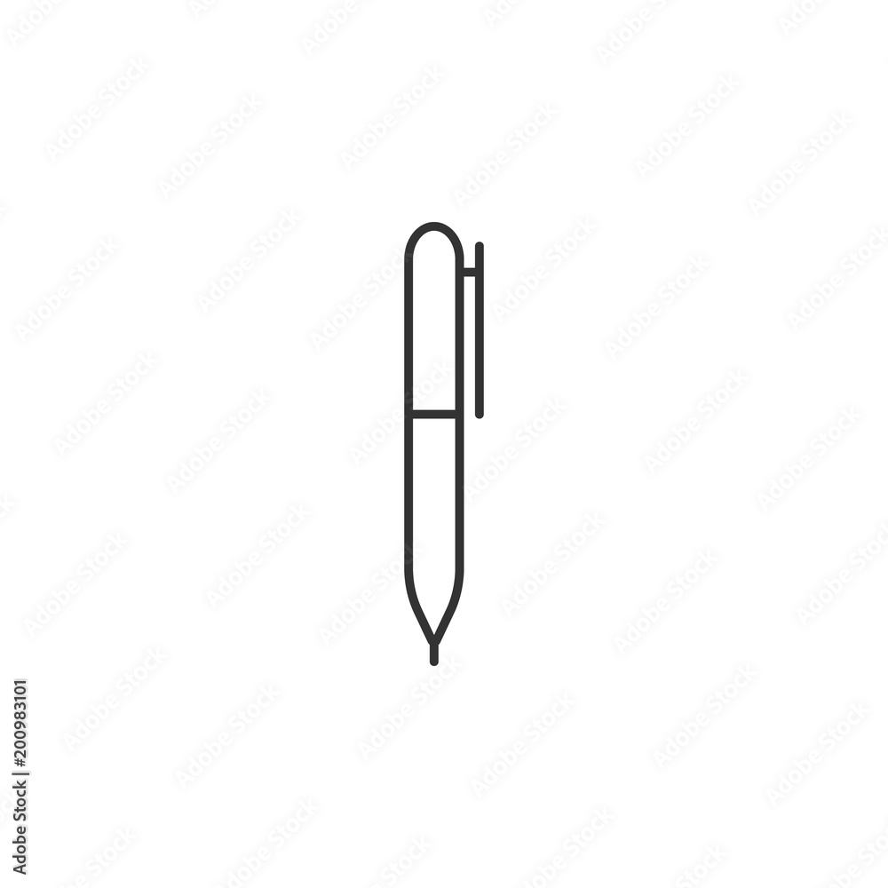 Pen icon. Simple element illustration. Pen symbol design template. Can be used for web and mobile Pen icon. Simple element illustration. Pen symbol design template. Can be used for web and mobile