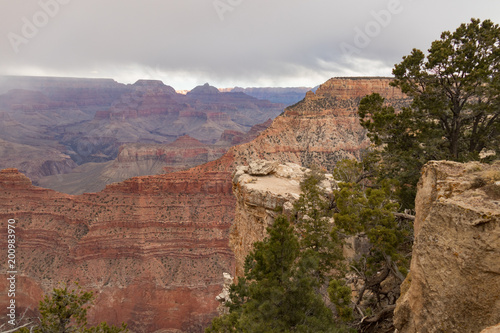  Views of South Rim at Grand Canyon National Park, Arizona