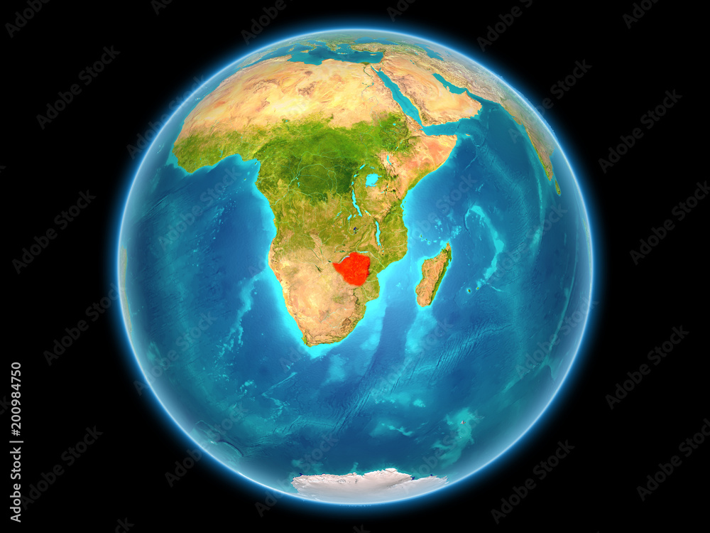 Zimbabwe on planet Earth Zimbabwe on planet Earth