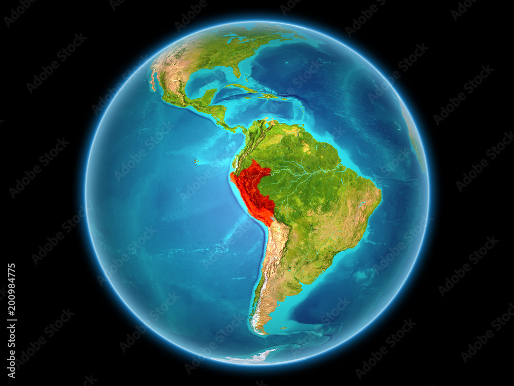 Peru on planet Earth Peru on planet Earth