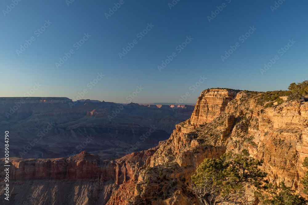 Views of South Rim at Grand Canyon National Park, Arizona 