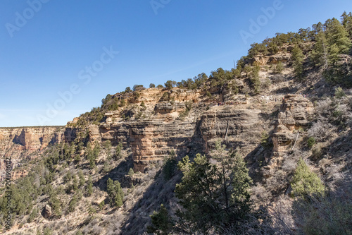 View from Bright Angel Trail at Grand Canyon National Park, Arizona, USA © Martina