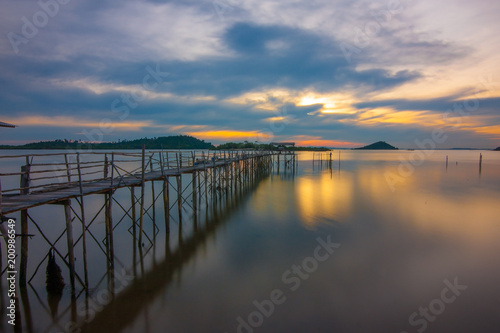 golden sunse at  Bintan Island  Tanjung Pinang