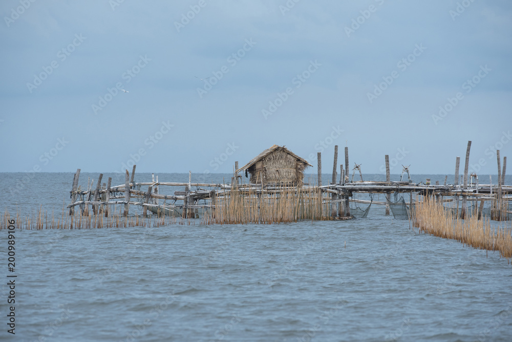 Fish Trap of the fisherman. Fish Trap of the fisherman.