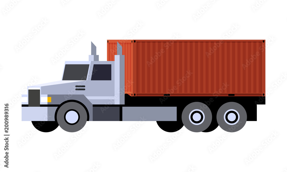 Container vehicle icon Container vehicle icon