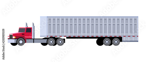 Cattle truck icon