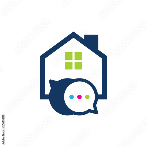 Talk House Logo Icon Design