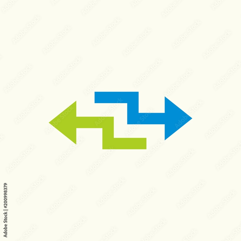 arrow logo design for connection arrow logo design for connection