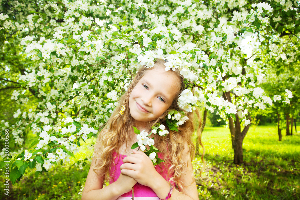 Child at spring Child at spring