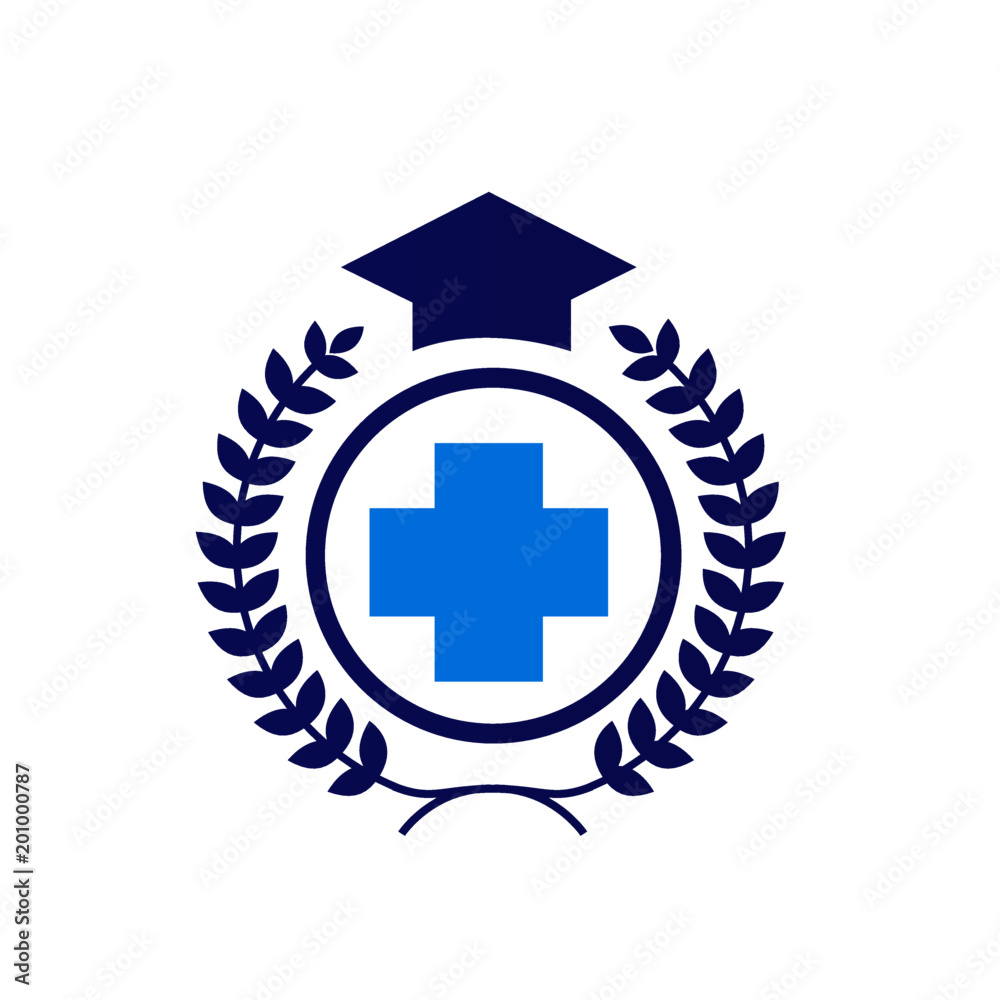 Obraz premium world health education logo