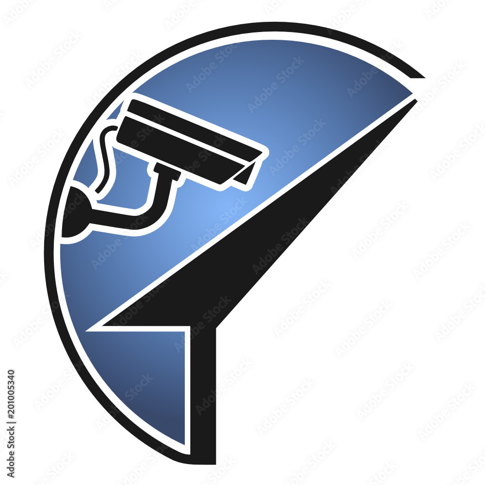 vidéo surveillance logo vecteur vidéo surveillance logo vecteur