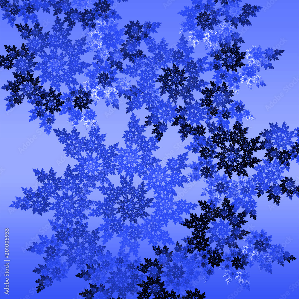 Fototapeta premium Abstract snowflake. Beautiful background for card, art projects, business, template, banners