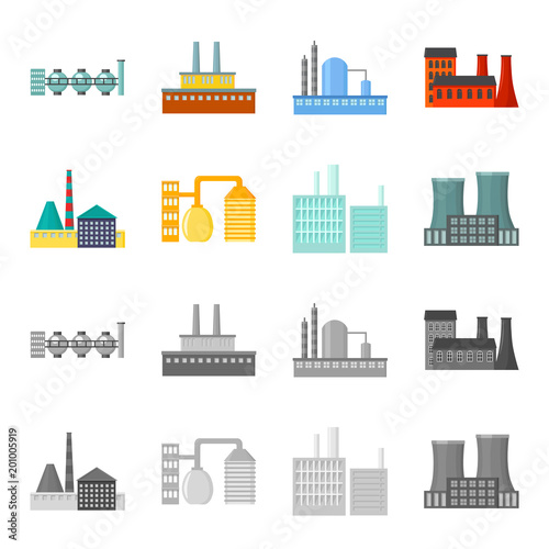 Industry, production.Factory set collection icons in cartoon,monochrome style vector symbol stock illustration web.