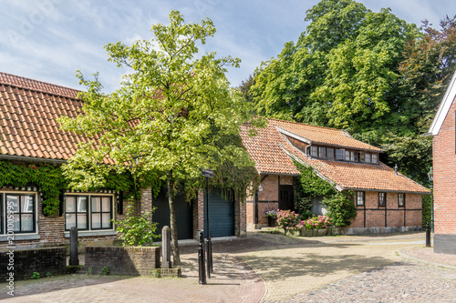 Typical houses in Ootmarsum at the 'Ton Schulten Plein'. (Square), NLD © Laurens