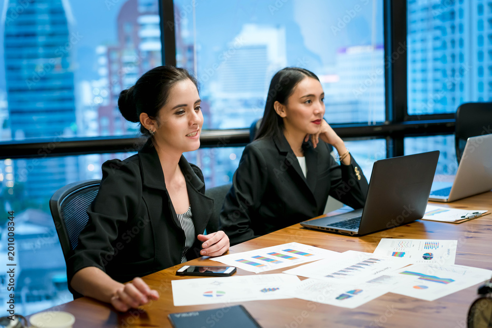 Young woman in modern office Young woman in modern office