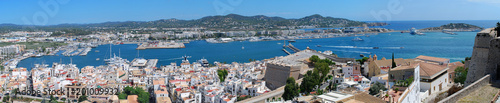 Ibiza, Spain: View from the old town to the port photo