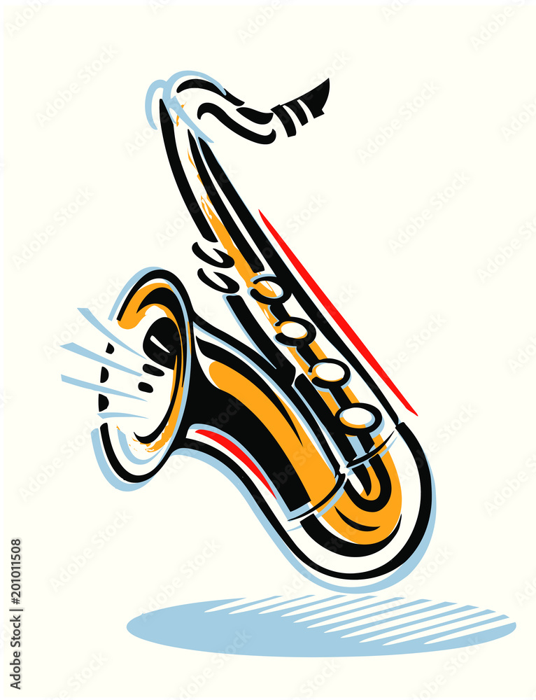 Plakat Saxophone