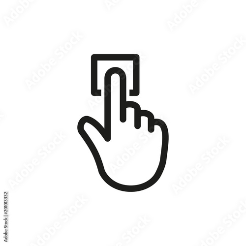Vector interact icon