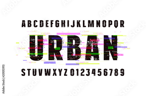 Decorative sans serif font