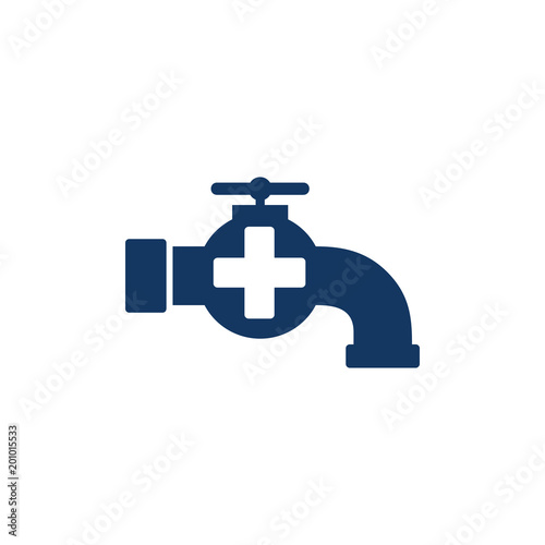 Plumbing Medical Logo Icon Design