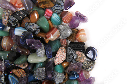 color mineral gems background