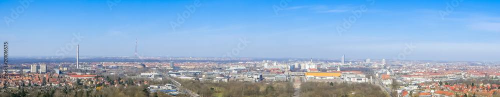 Stadtpanorama von Leipzig