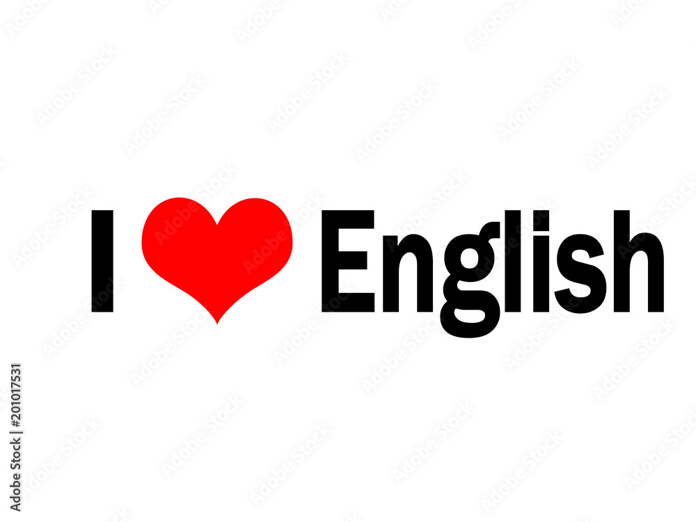  I like English