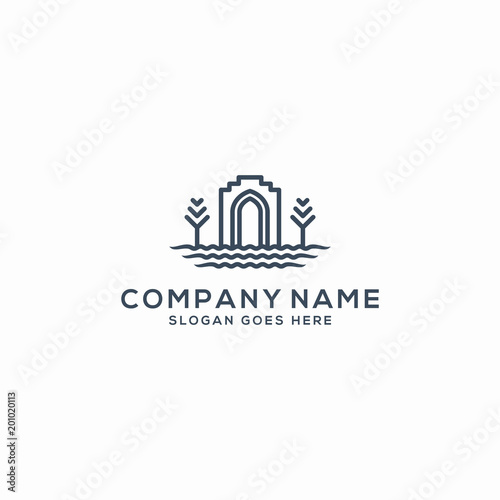 castle logo design