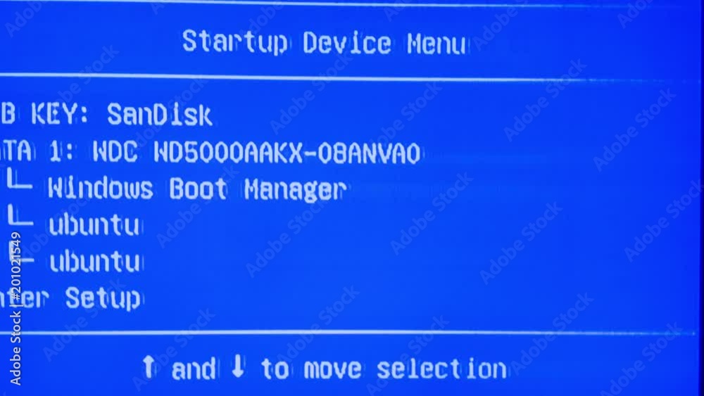 sequence of changing blue screen data and computer programming information. this is a version with intentional video distortion