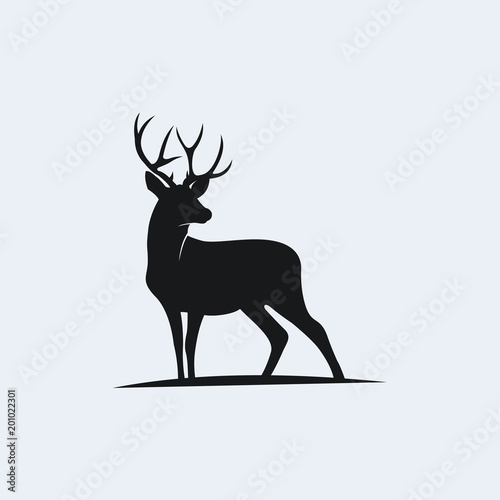deer vector illustration photo