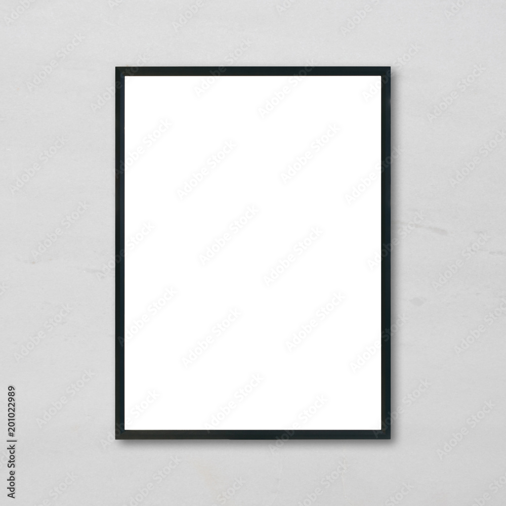 Mock up blank poster picture frame hanging on white marble wall background  in room - can be used mockup for montage products display and design key  visual layout. Stock Photo | Adobe Stock