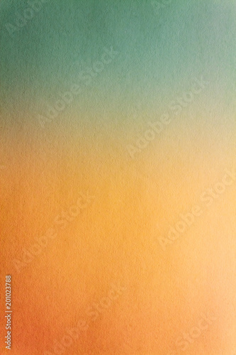Old Aquamarine And Yellow Color Paper Background Texture For Design