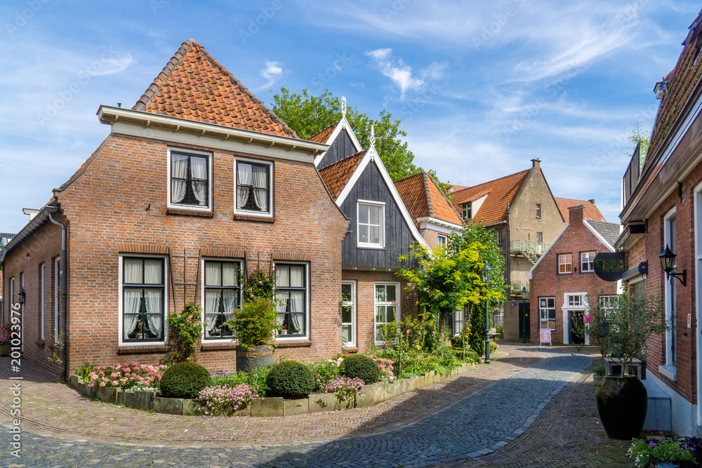 Kloosterstraat (Monastery street) in the city of Ootmarsum in Overijsel, NLD Kloosterstraat (Monastery street) in the city of Ootmarsum in Overijsel, NLD