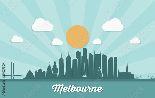 Melbourne skyline - Australia