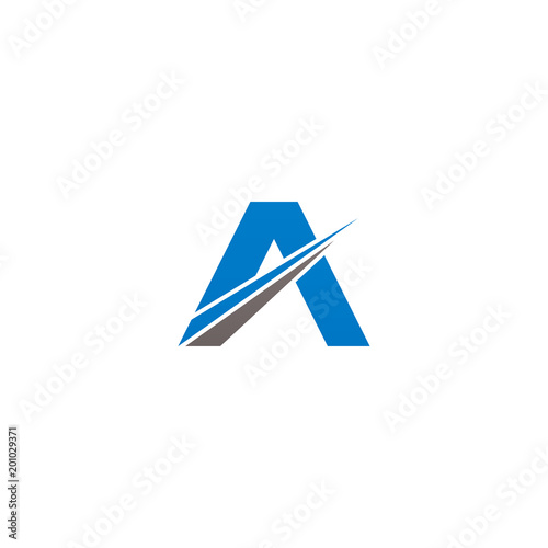 Initial letter a logo icon design template vector